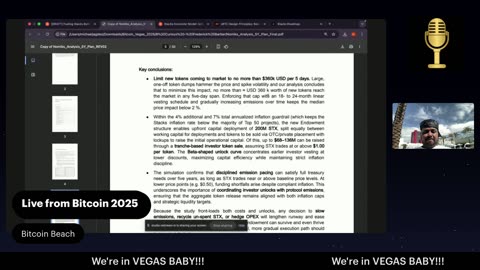 Bitcoin Vegas Live - DeOrganized Media at #Bitcoin2025
