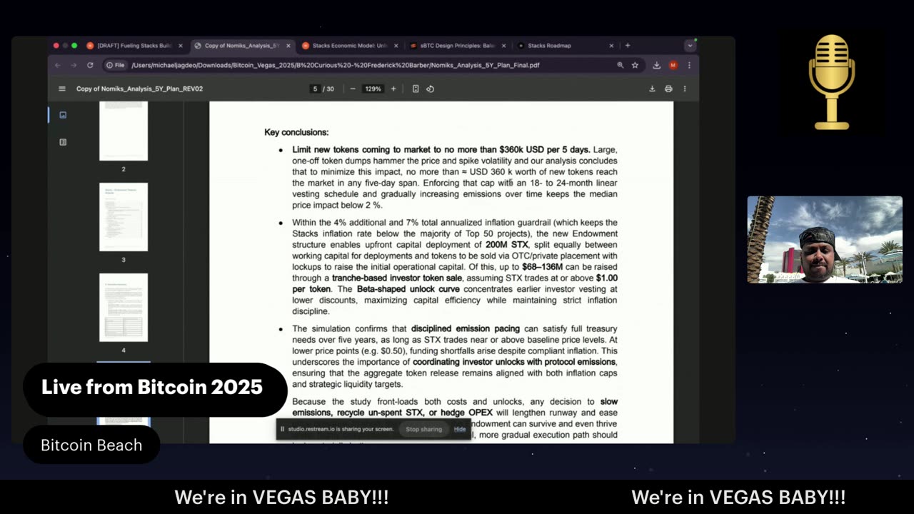 Bitcoin Vegas Live - DeOrganized Media at #Bitcoin2025