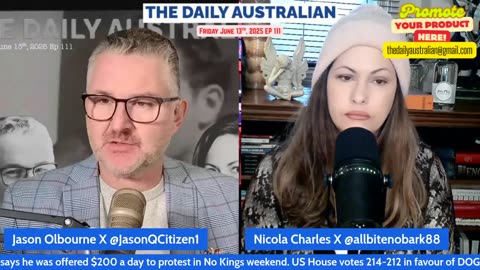 The Daily Australian EP. 111 India Air Disaster. Democrats fund Civil War in America