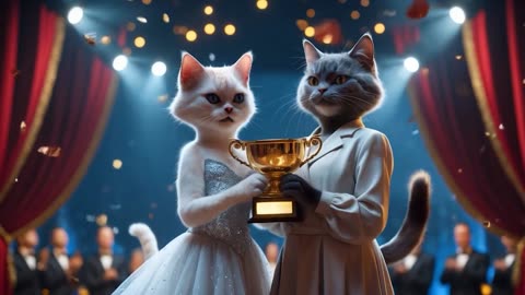 Young Cat Birthday Dream Comes True _ CAT SAD STORY