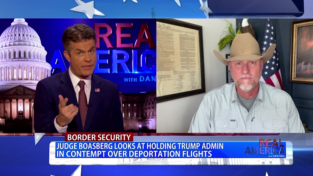 REAL AMERICA -- Dan Ball W/ Mark Lamb, DOJ Announces More Illegal Alien Arrests, 4/4/25