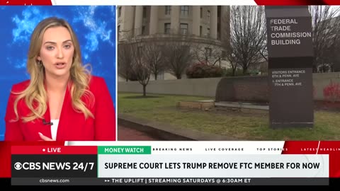 Supreme Court clears Trump to fire FTC commissioner for now