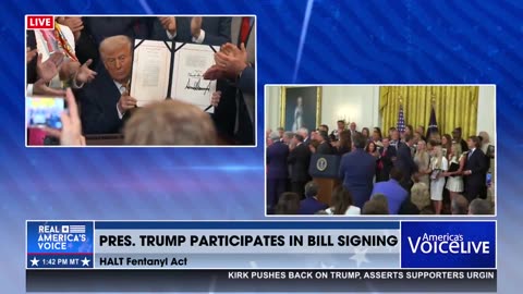 POTUS SIGNS THE HALT FENTANYL ACT INTO LAW