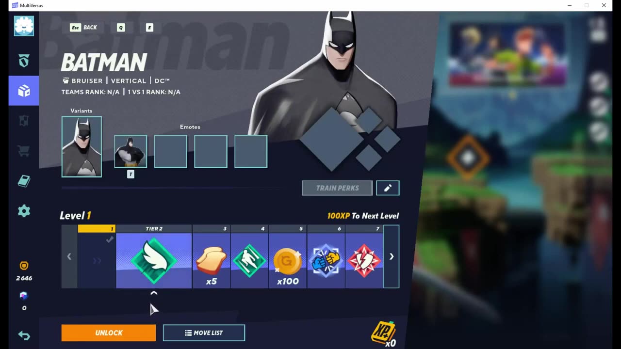 Multiversus Unlocking Batman