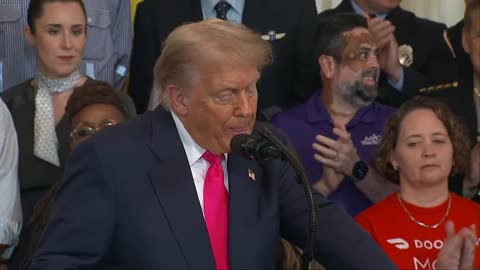 President Donald Trump participates in the 'One, Big, Beautiful' Event