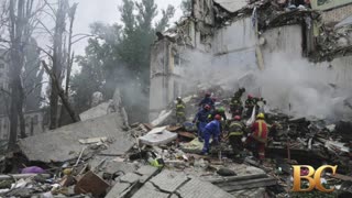 Russian missile and drone attack on Kyiv kills at least 13 people