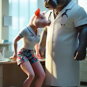 Pig cat love story ❤️ 😍