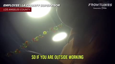 WOW. Government employees in LA County were caught on undercover video