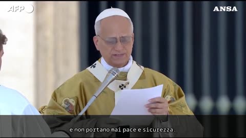 NOTIZIE DAL MONDO Papa Leone XIV,l'americano Robert Prevost invoca pace e sicurezza in Palestina e in Ucraina prima del 8°Congresso dei leader delle religioni del mondo e tradizionali ad Astana,Kazakistan che si svolgerà il 17-18 settembre 2025