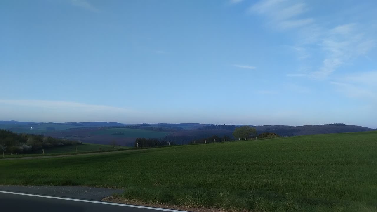 Dawn in Germany country side