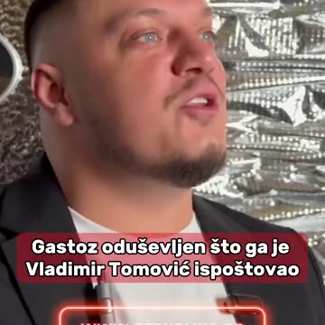 Gastoz saznao da je Vladimir Tomović dosao na humanitarnu zurku