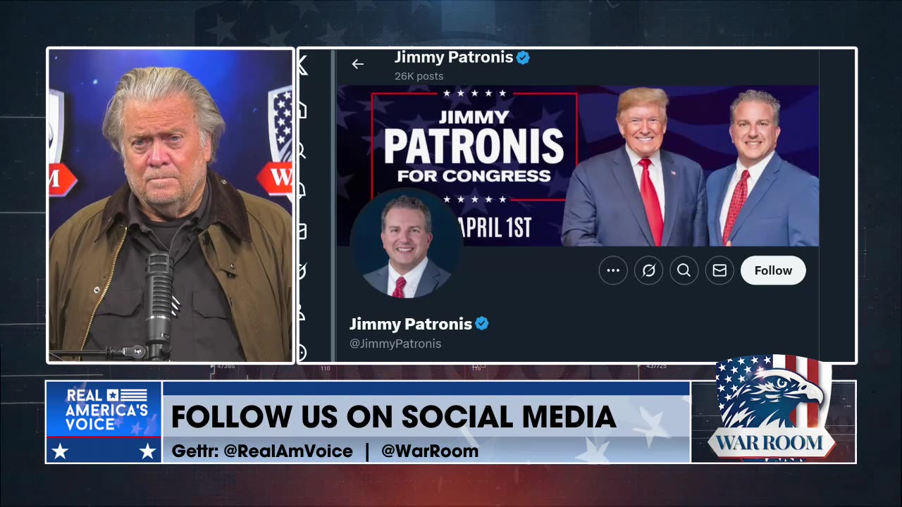 “The Money That’s Coming In Is From All Over The Country.” Jimmy Patronis On FL-1 Special Election