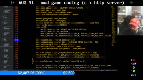 c/http server/MUD coding until I get a job