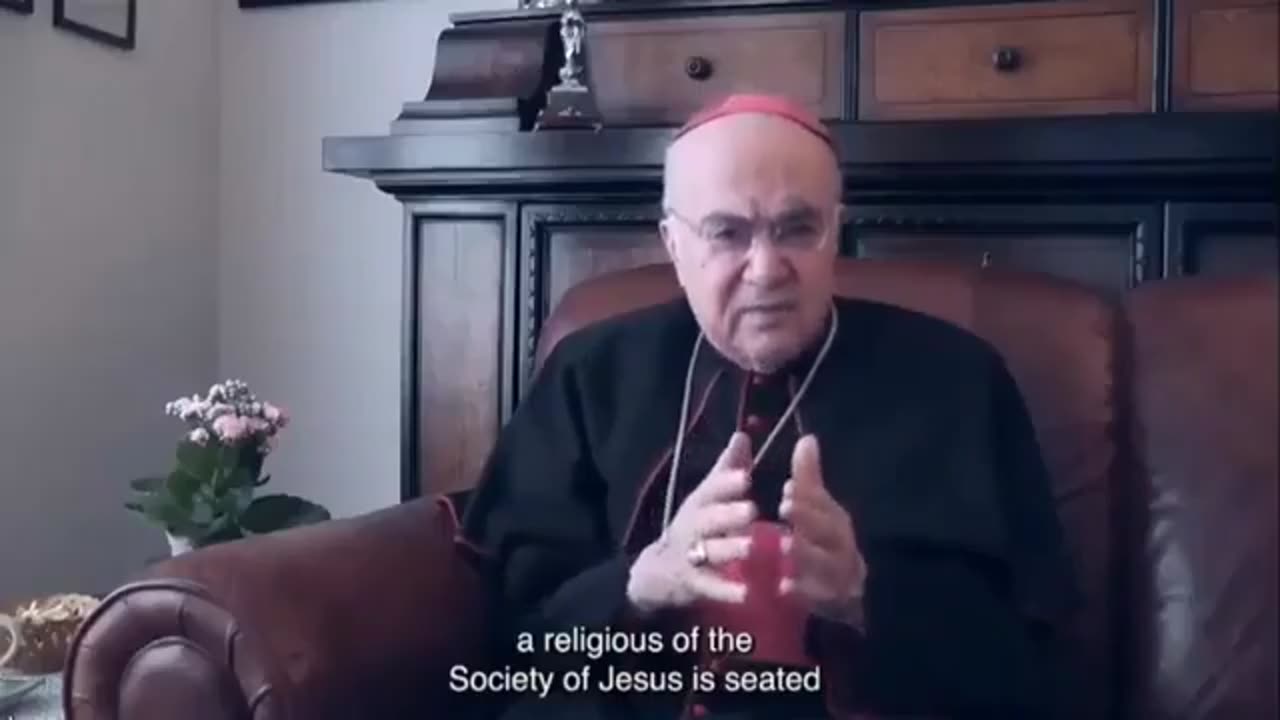 Archbishop Carlo Maria Viganò issued a stern warning in which he claimed that Pope Francis is an enthusiastic collaborator in the World Economic Forum's Great Reset