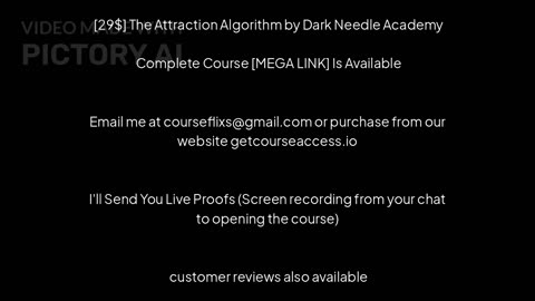 Download The Attraction algorithm By Dark Needle -Getcourseaccess.io