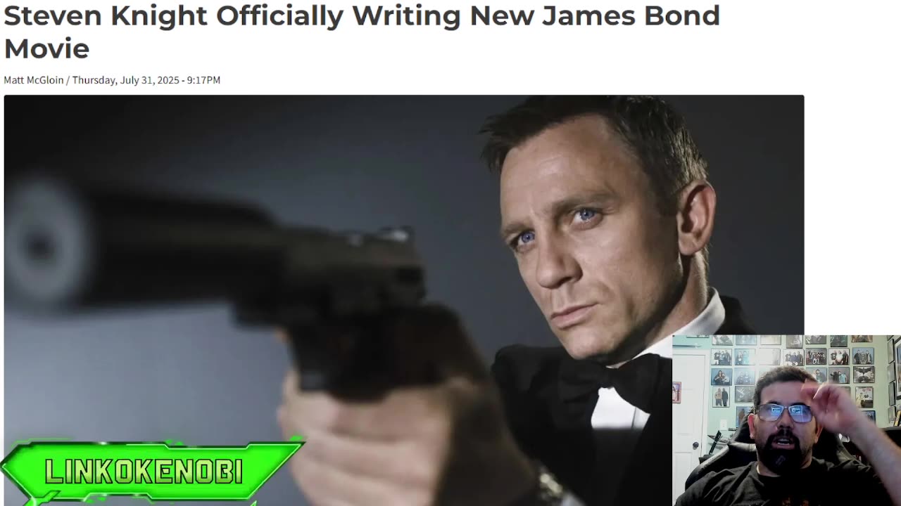 Steven Knight To Be Writer For Next 007 Movie