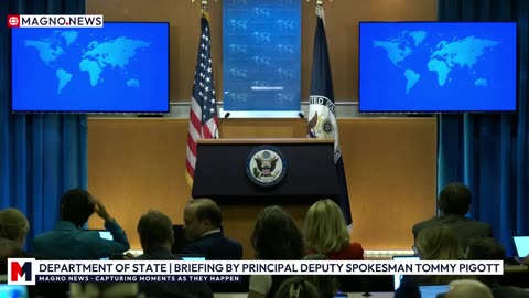 🇺🇸 Department of State | Press Briefing by Principal Deputy Spokesman Tommy Pigott [LIVE]