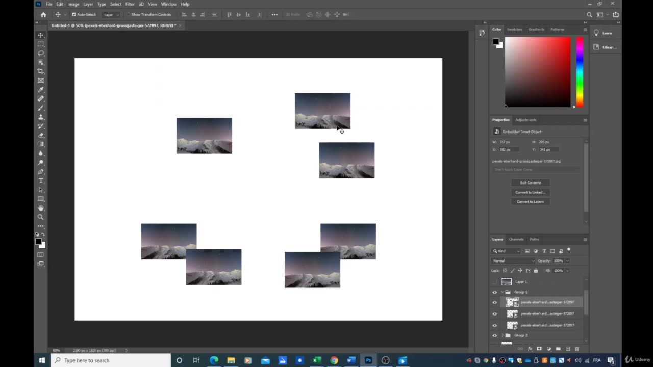 Adobe Photoshop CC-Basic Photoshop training-012 Working with layers Part 6