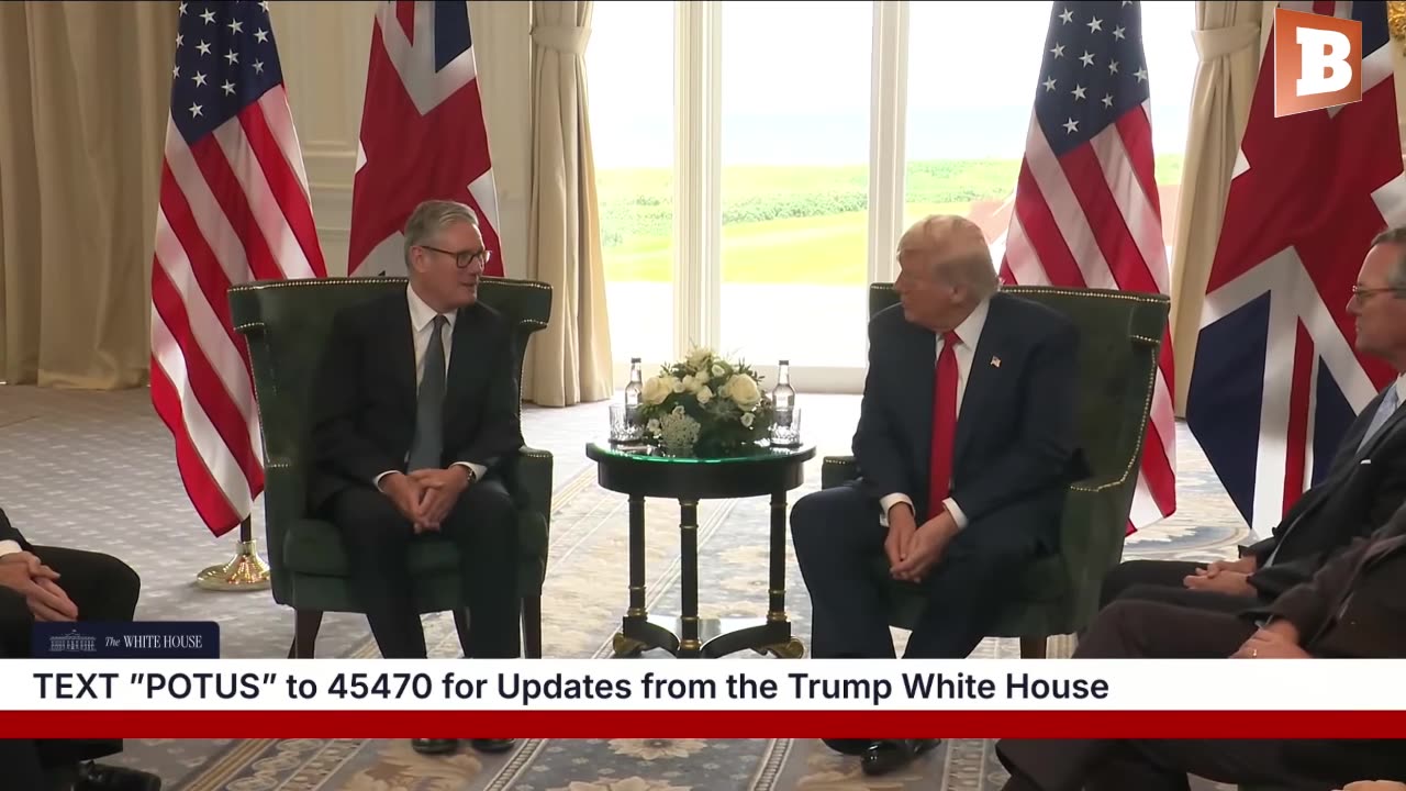 MOMENTS AGO: President Trump Meets with UK PM Keir Starmer...