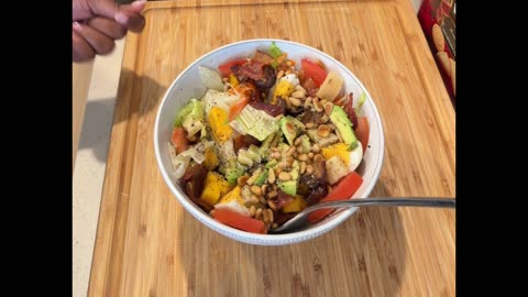 Everything-but-the-kitchen-sink Salad