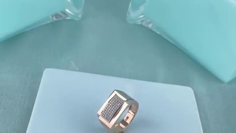 18k Rose gold gent's Ring 🤴🏻