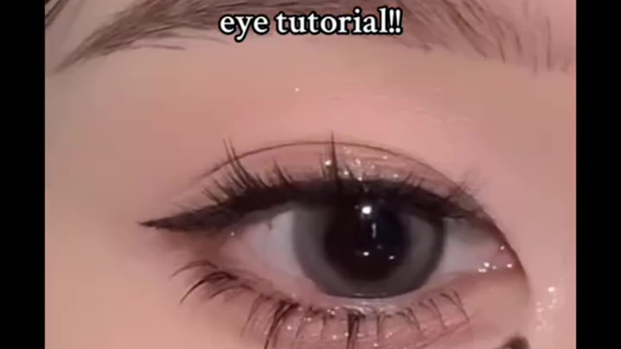 Korean eyemakeup tutorial-🍒 #cupid #fiftyfifty #koreanskincare #koreaneyemakeup #songshorts