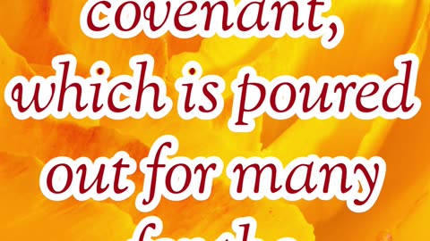 "The Blood of the New Covenant" Matthew 26:28 #shorts #youtubeshorts #ytshorts #shortvideo #youtube