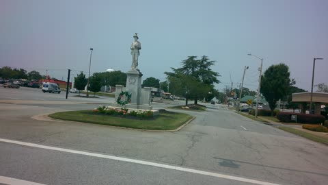 Confederate Monument Driveby
