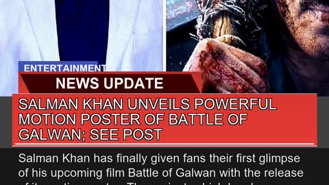 Salman Khan Unveils Powerful Motion Poster of Batt