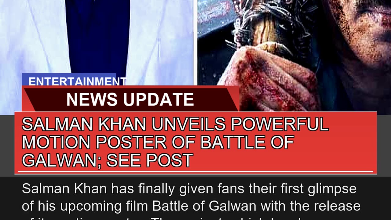 Salman Khan Unveils Powerful Motion Poster of Batt