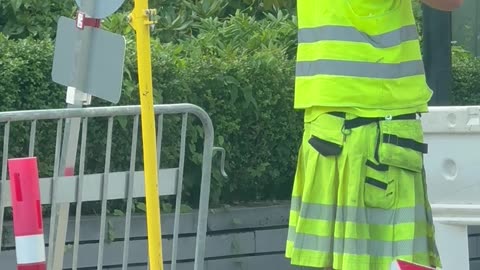 High Vis Construction Kilt