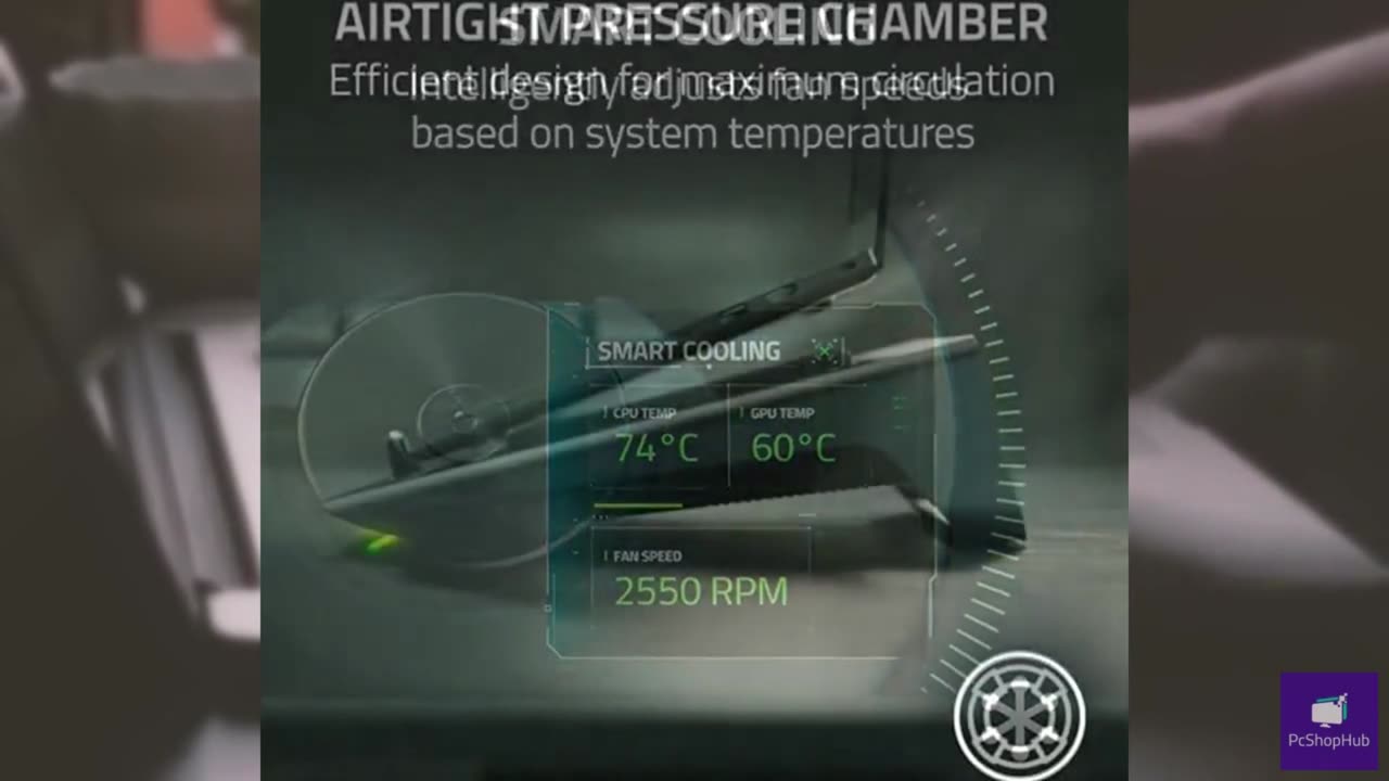 Razer Laptop Cooling Pad: Adaptive Smart - Intelligent Fan Control - Airtight Pr