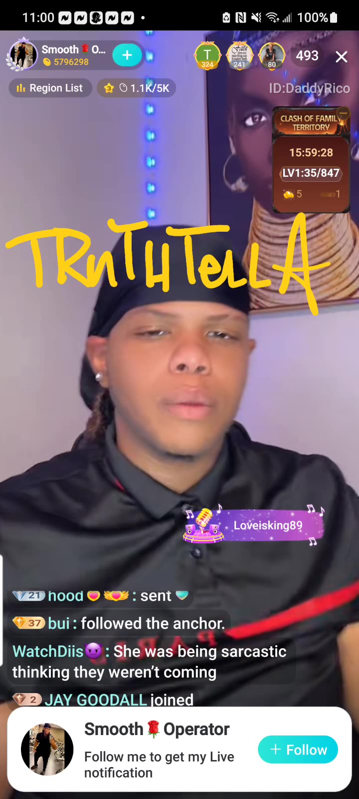 SMOOTH OPERATOR TEACAPS THE FOOLISHNESS COMING OUT OF JAZZY CHERRY MOUTH