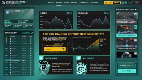Aim Lab. i'm good at this but can't transfer that skill in game