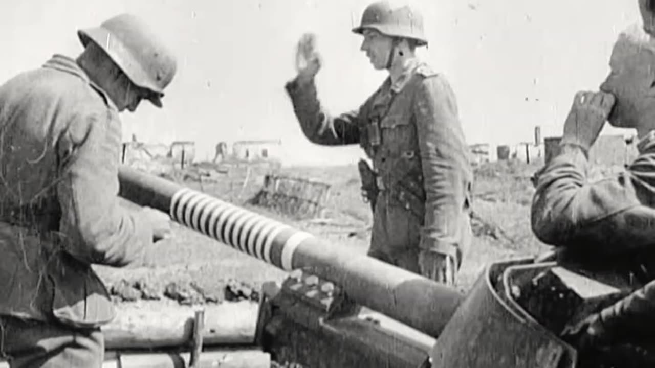 Young Pak 38 crew adds another kill ring to their barrel near knocked out Soviet Tanks in 1942