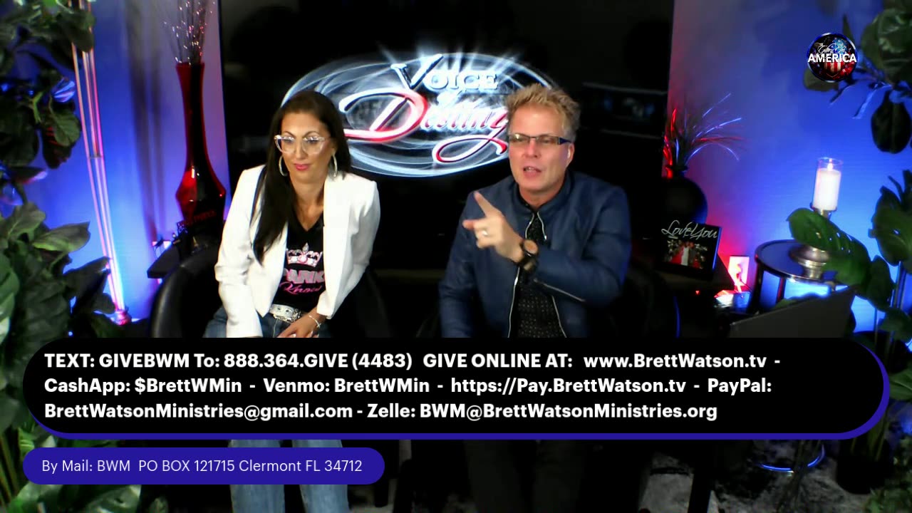 Voice of Destiny LIVE - With Dr. Brett & Marianne Watson!