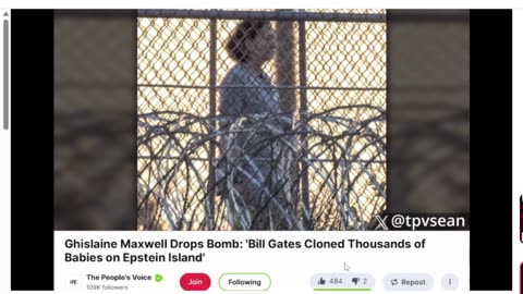 Bill Gates, Epstein ties and good old Glisine Maxwell sick people they are!