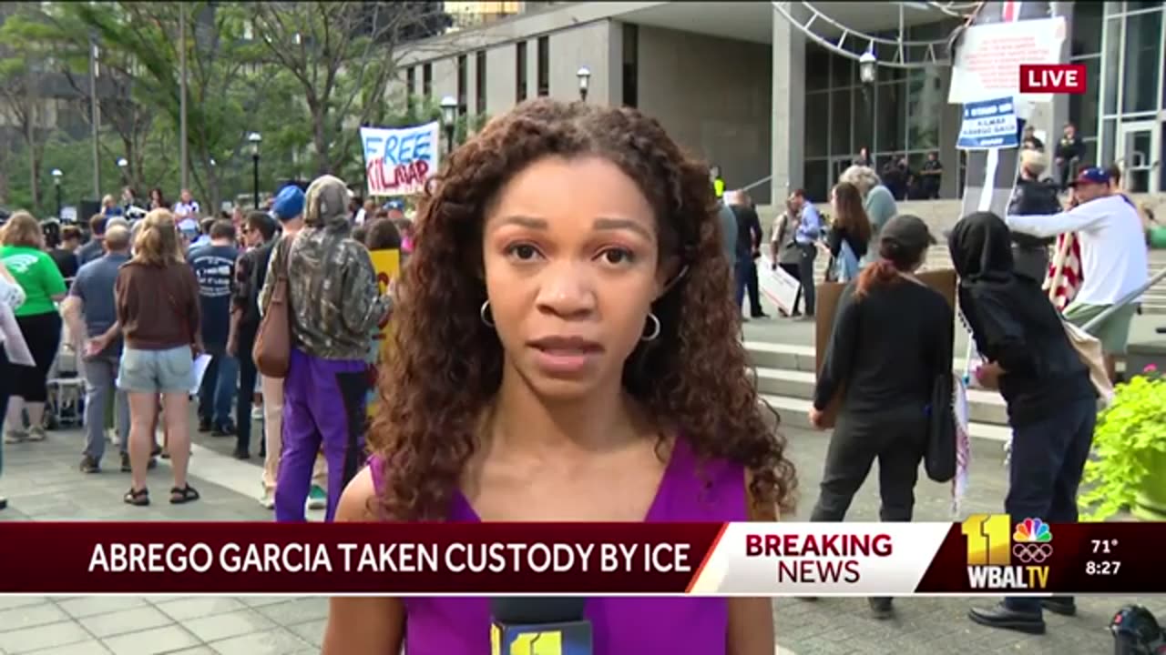 Kilmar Abrego Garcia taken into custody by ICE in Baltimore