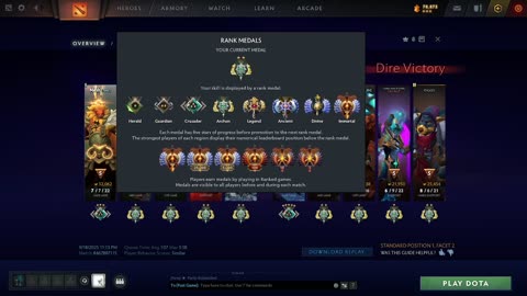 Playing Dota 2!!! Road to Immortal xD