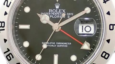 Rolex Oyster Perpetual Explorer II Steel Mens Watch 16570