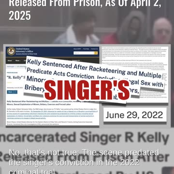 Fact Check: R. Kelly Was NOT Pardoned By Donald Trump, Released From Prison, As Of April 2, 2025