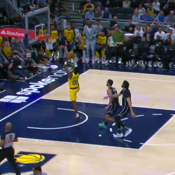 NBA Bennedict Mathurin drives the full length of the court and finishes at the rim 🙌