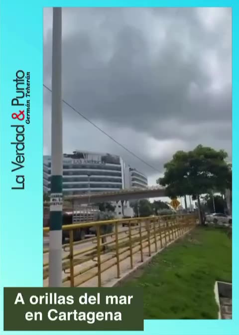 cableado en cielo mar