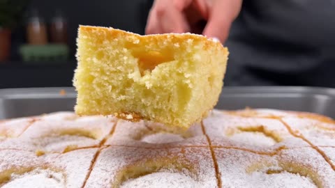 Quick & Easy Apricot Cake – No Mixer, Ready in Just 10 Minutes!
