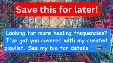 528 Hz is a healing frequency 🔊