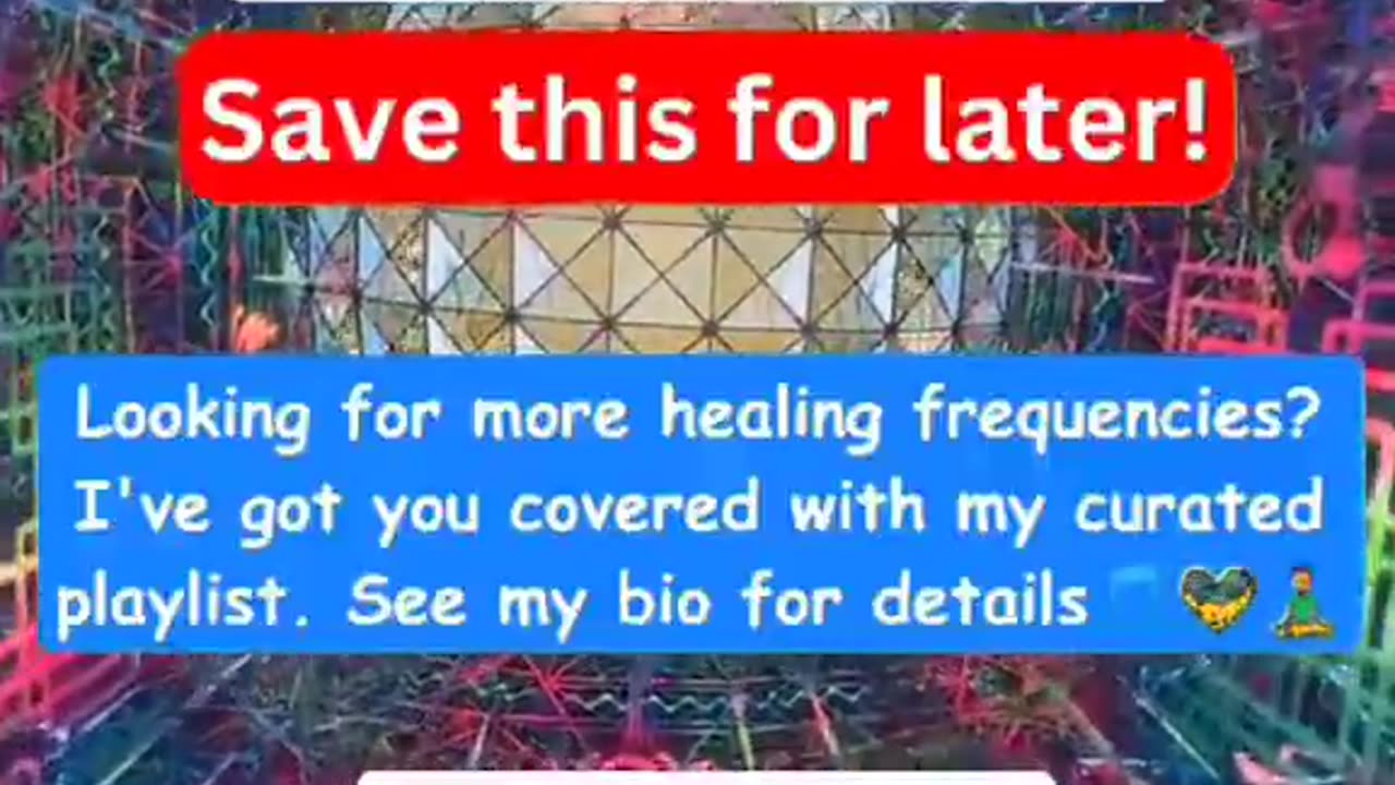 528 Hz is a healing frequency 🔊