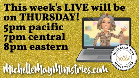 LIVE will be THURSDAY, Dec 18th