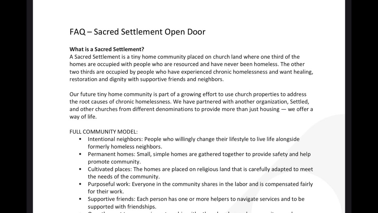 r/goodnews | Website Read | Church surrenders property to build 'sacred settlements' for homeless…