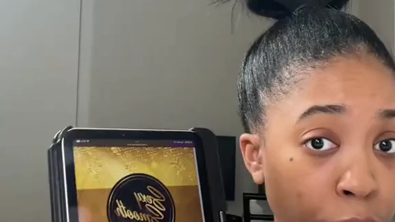 @estheticallydarriana Showcases Sexy Smooth Hard Wax Collection on Her Tablet