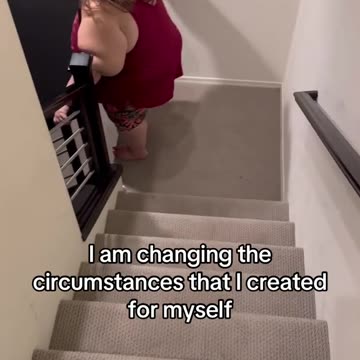 Her consistency for weight loss is admirable